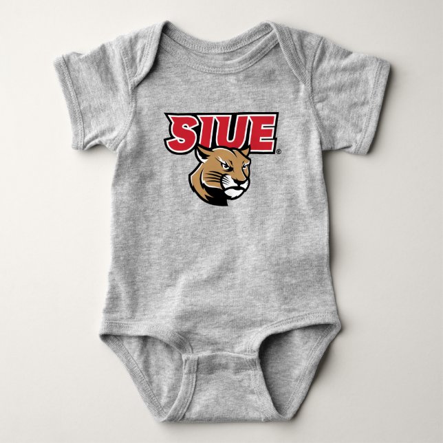 SIUE Cougars Baby Strampler (Vorderseite)