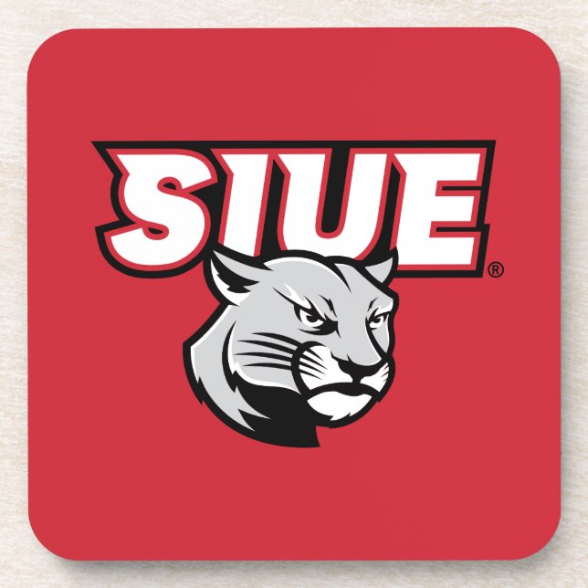 SIUE Cougars Getränkeuntersetzer (Vorderseite)