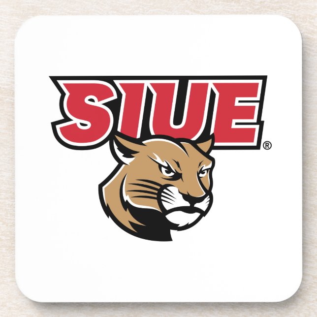 SIUE Cougars Getränkeuntersetzer (Vorderseite)