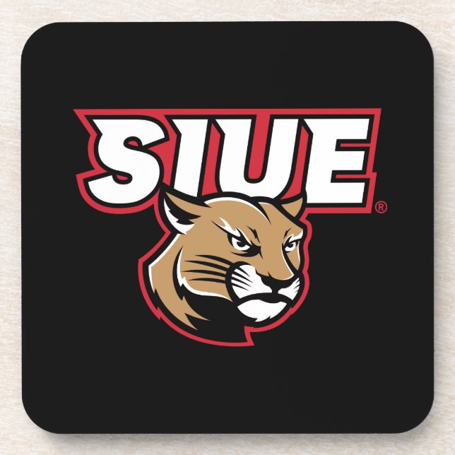SIUE Cougars Getränkeuntersetzer (Vorderseite)