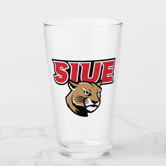 SIUE Cougars Glas (Vorderseite)