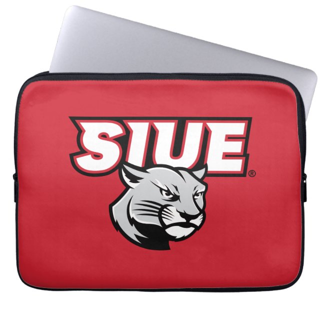 SIUE Cougars Laptopschutzhülle (Vorderseite)