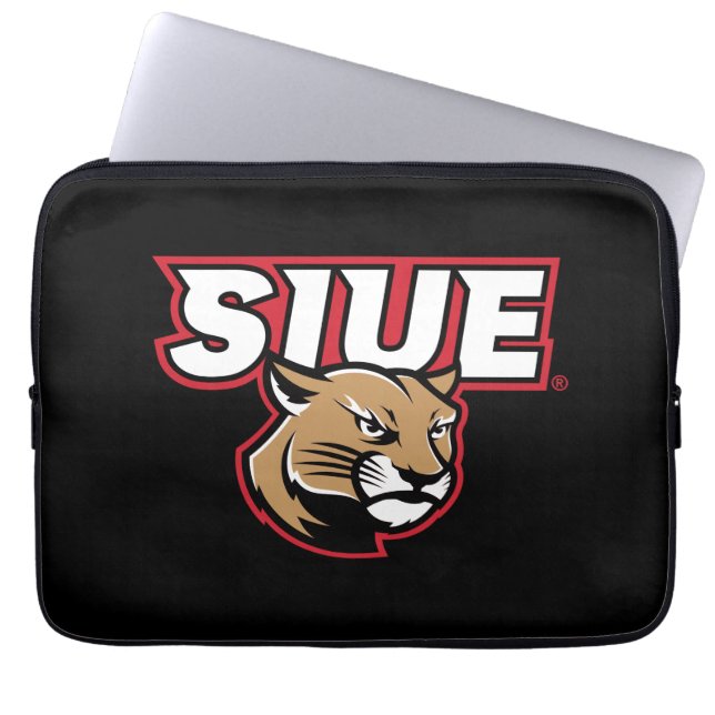 SIUE Cougars Laptopschutzhülle (Vorderseite)
