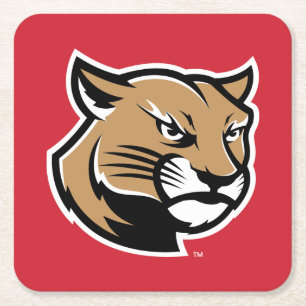 SIUE Cougars Rechteckiger Pappuntersetzer