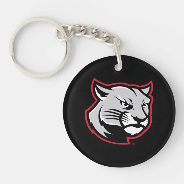 SIUE Cougars Schlüsselanhänger (Vorderseite)