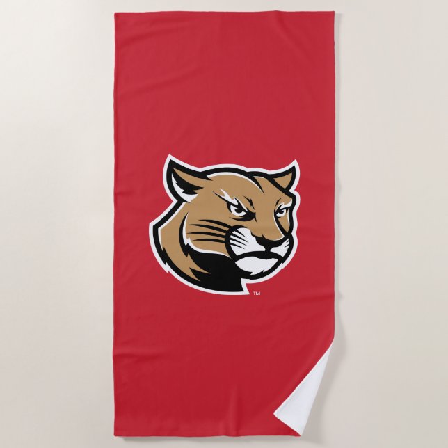 SIUE Cougars Strandtuch (Vorderseite)