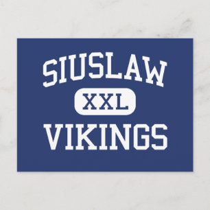 Siuslaw - Wikinger - Hochschule - Florenz Oregon Postkarte