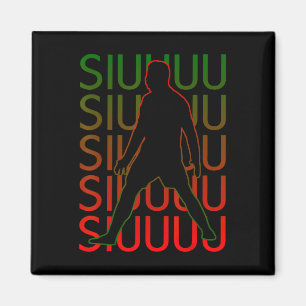 Siuuu Fußbal Geschenke Für Fußballfans Magnet
