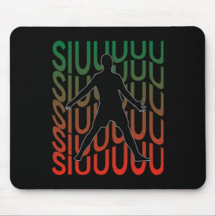 Siuuu Lustiger Fußball Footbyll Jungen Männer Frau Mousepad