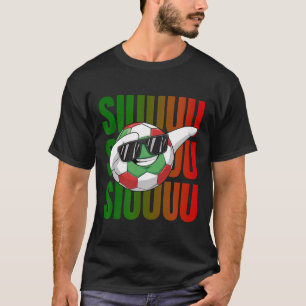 Siuuu Lustiger Fußball Footbyll Jungen Männer Frau T-Shirt