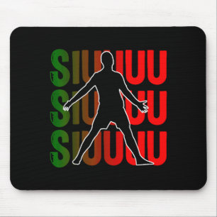 Siuuu Lustiger Fußball Jungen Männer Frauen Fußbal Mousepad