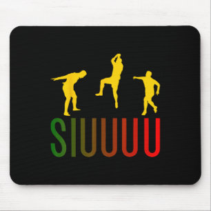 Siuuuu Lustiger Fußball Footbyll Jungen Männer Fra Mousepad
