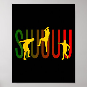 Siuuuu Lustiges Fußball-Fan-Shirt für Fußballfans Poster