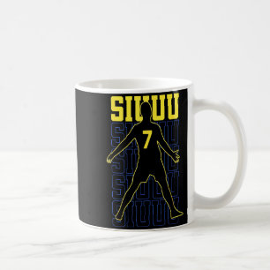 Siuuuu Lustiges Fußballgeschenk für Fußballfans Kaffeetasse