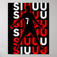 Siuuuu Lustiges Fußballgeschenk für Fußballfans
