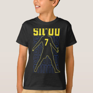Siuuuu Lustiges Fußballgeschenk für Fußballfans T-Shirt