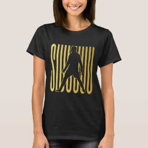 Siuuuu Lustiges Fußballgeschenk für Fußballfans T-Shirt