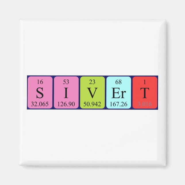 Siverter Periodenmagnet Magnet (Vorne)