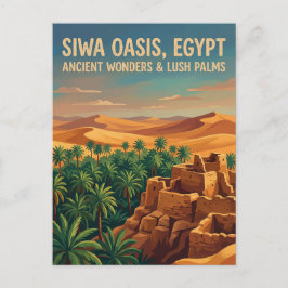 Siwa-Oase Ägypten Postkarte
