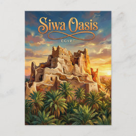 Siwa-Oase Ägypten Postkarte