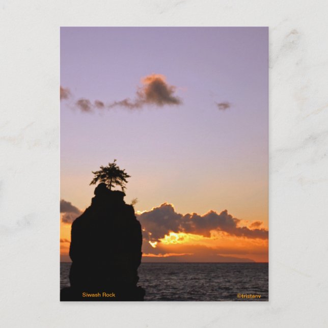 Siwash Rock, Vancouver Postkarte (Vorderseite)