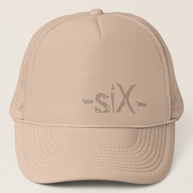 Six casquettes laids de bâton (Devant)