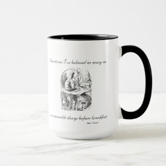Six choses impossibles avant tasse de petit