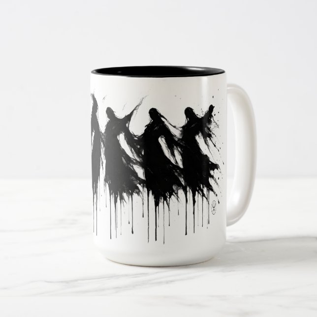 Six Dripping Shades – Haunted Ink Tasse (VorderseiteRechts)