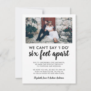 Six Feet Apart Verschoben Änderung Datum Foto Hoch Ankündigung