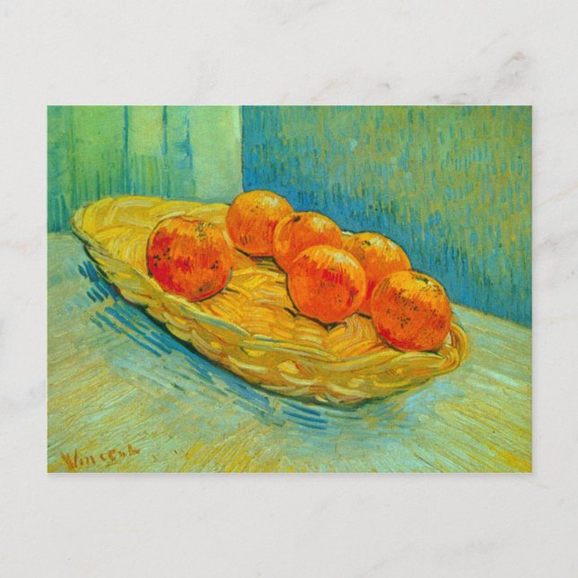 Six Orange von Vincent van Gogh Postkarte (Vorderseite)