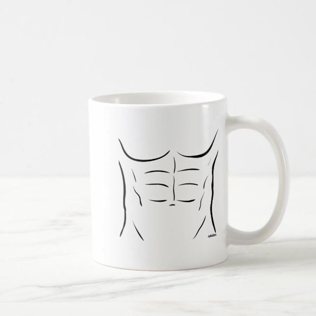 Six Pack Abs  Kaffeetasse (Rechts)