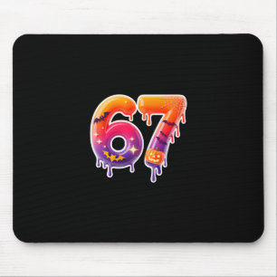 Six Seven 67 6 7 Meme Design Lustiges Eis Drip Mousepad