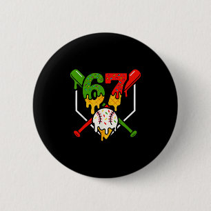 Six Seven 67 Bysebyll Eiscreme-Tropf Cool Gen Alph Button