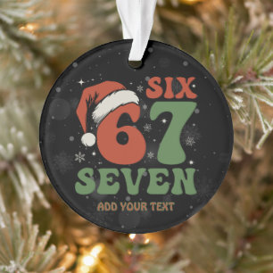 Six Seven 67 Chapeau de Père Noël Drôle Noël Xmas