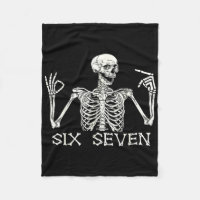 Six Seven 67 Handzeichen Skelett Meme Halloween Co