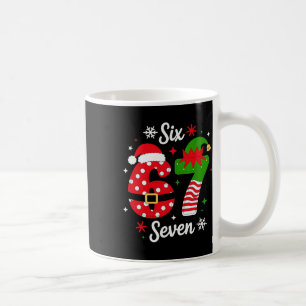 Six Seven 67 Meme 6 7 Weihnachtsmann Weihnachts-Py Kaffeetasse