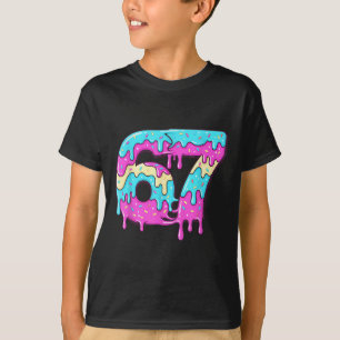 Six Seven 67 Meme Drippy Zahl 67 Eiscreme T-Shirt