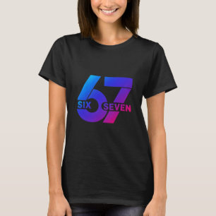 Six Seven 67 Meme Gen Alpha Slang Bysebyll Saison T-Shirt