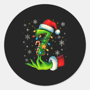 Six Seven 67 Meme Lustiges Weihnachten Paar Passen Runder Aufkleber