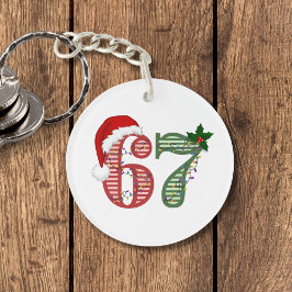 Six Seven 67 Weihnachtsferien Schlüsselanhänger