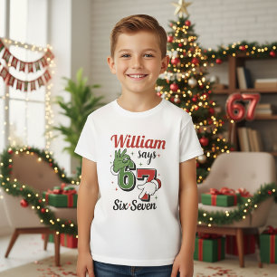Six Seven 6•7 - Jungen-Weihnachts-T-Shirt T-Shirt