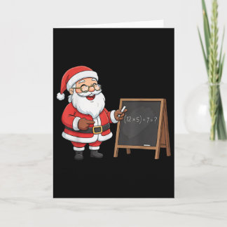Six Seven 6 7 Meme Santa Christmas Xmas Teacher Nu Karte