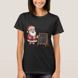 Six Seven 6 7 Meme Santa Christmas Xmas Teacher Nu T-Shirt