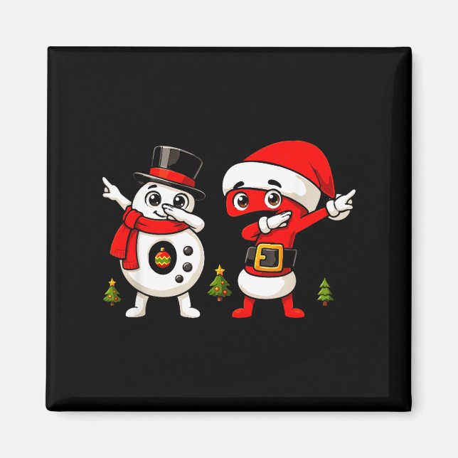 Six Seven Dabbing Cool Meme 67 Funny Dab Number  Magnet (Vorne)