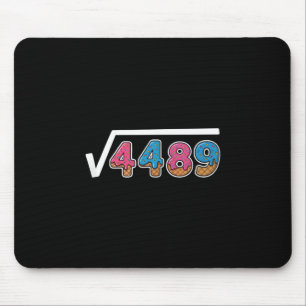 Six Seven Eis Drip Cool Meme 67 Lustiges Quadrat Mousepad