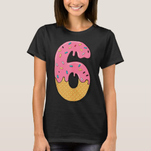 Six Seven Eiscreme 67 Lustig Mason Meme Einfacher T-Shirt