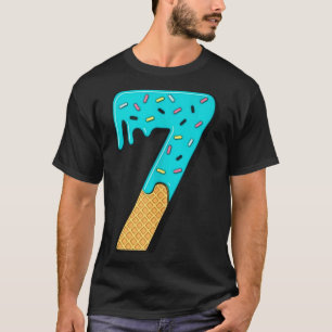 Six Seven Eiscreme 67 Lustig Mason Meme Einfaches  T-Shirt