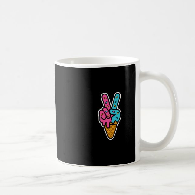 Six Seven Ice Cream Drip Sport 67 Cool Meme  Kaffeetasse (Rechts)