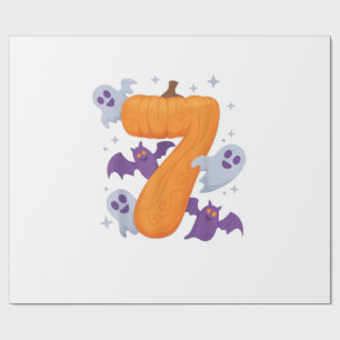 Six Seven Meme 6 7 Halloween Kostümcouch Geschenkpapier