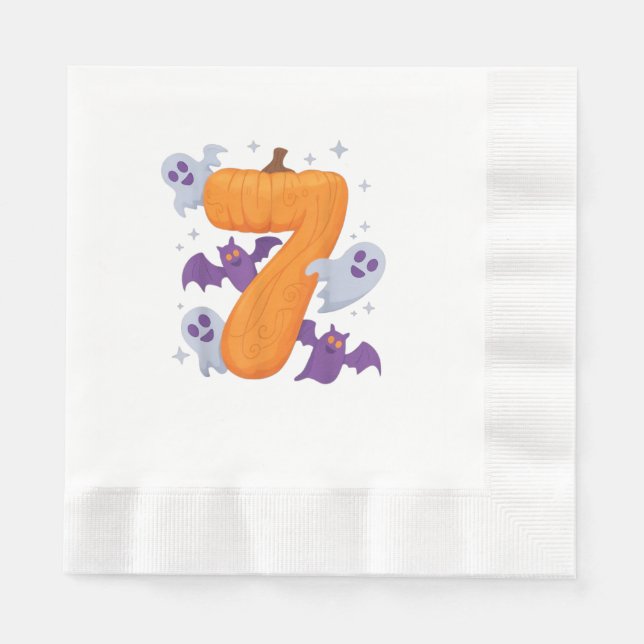 Six Seven Meme 6 7 Halloween Kostümcouch Serviette (Vorderseite)